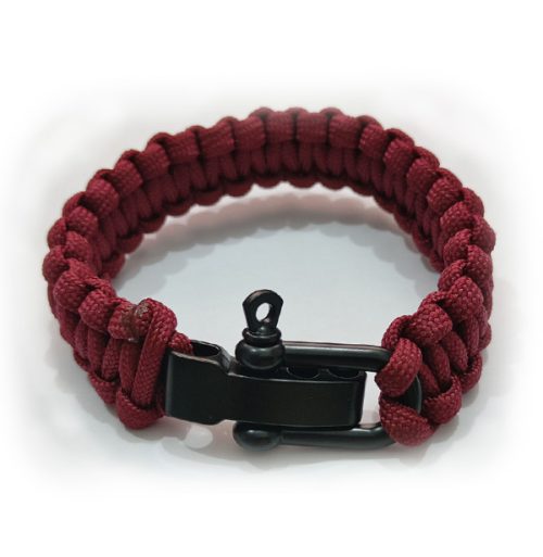 paracord armband luchtmobielrood