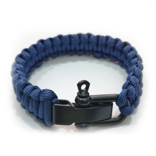 paracord armband navy blue