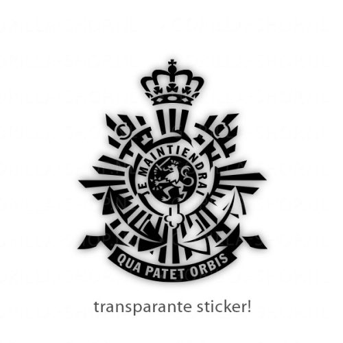 Sticker Korpslogo Mariniers