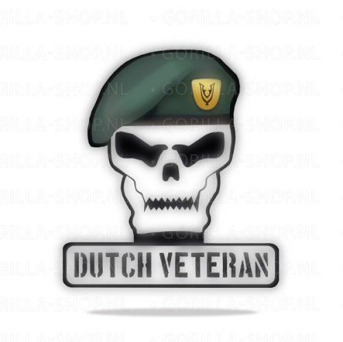 Veteranensticker KL skull