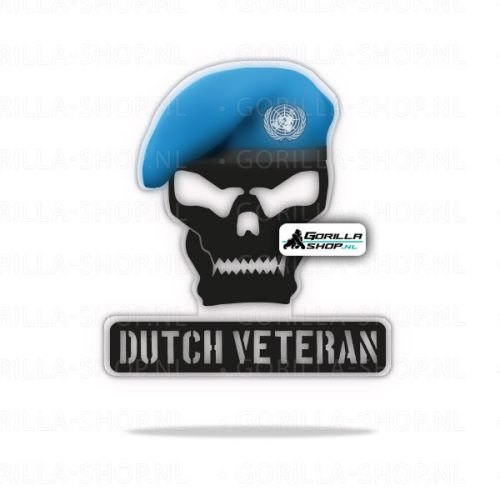 VN Veteranensticker Skull