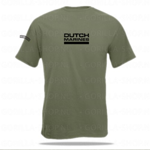 Achterzijde Mariniers t-shirt
